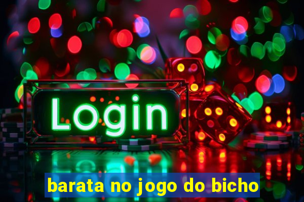 barata no jogo do bicho
